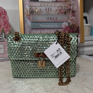 Kurt Geiger NWT Green Crystal Brixton